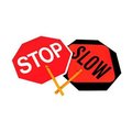 National Marker Co Paddle Sign - Stop/SlowPaddle PS3